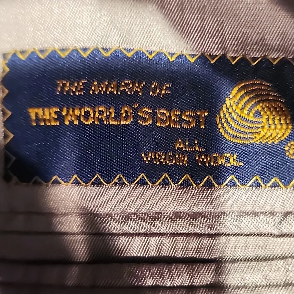 Vintage Polo University Club by Ralph Lauren Wool Herringbone Mens Vest